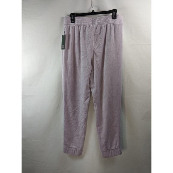 High Rise Velour Joggers Wild Fable Purple M Relaxed Casual Pants Pockets Lounge - Picture 7 of 8